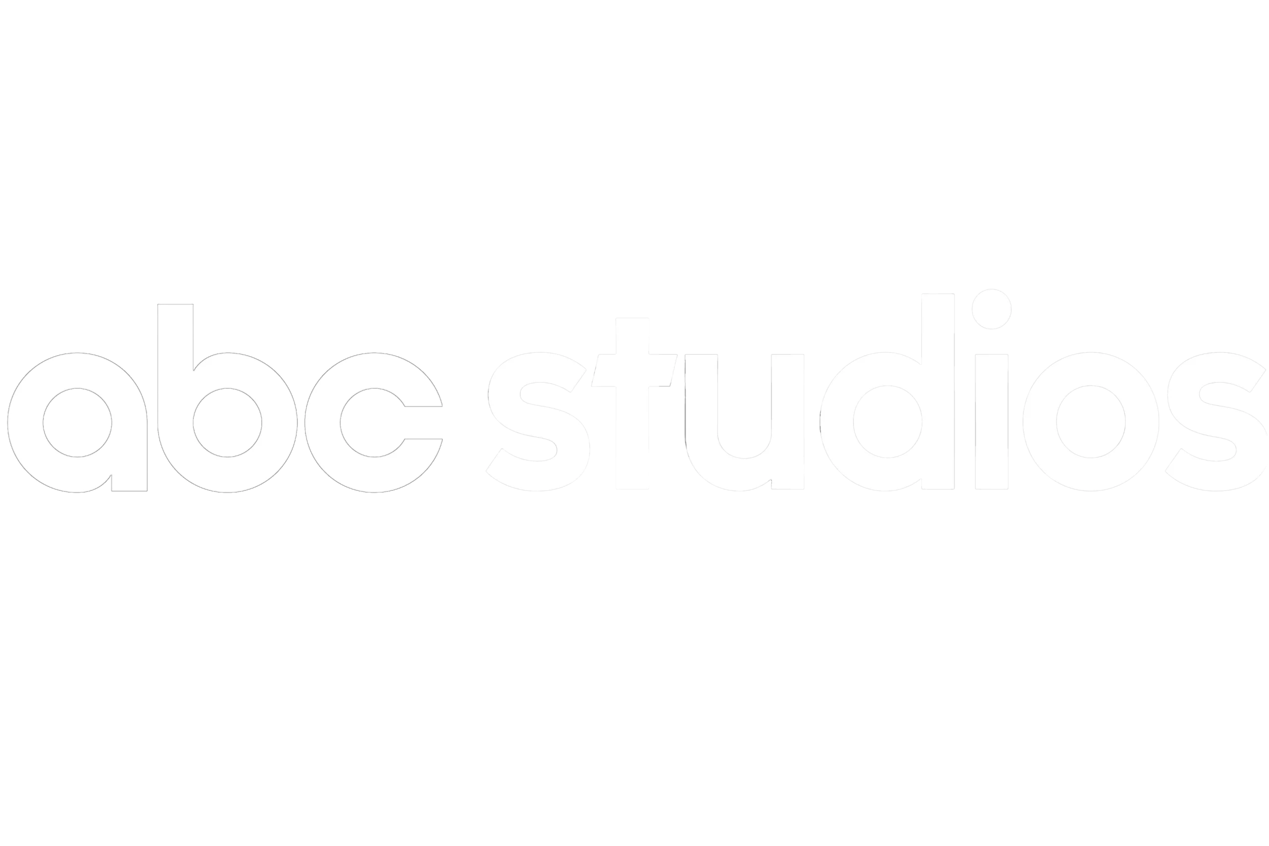 ABC studios white logo